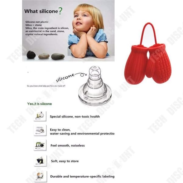 TD® Handskar Tekanna Tepåsar Teavskum Filter Creative Tekanna Hushållsartiklar Ätbart silikonmaterial