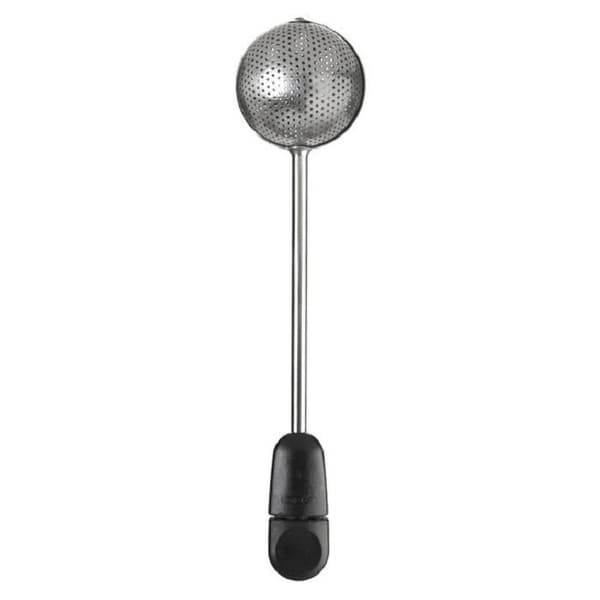 Teboll - OXO Good Grips - Silver och svart - Plast och rostfritt stål - Praktisk och hållbar