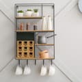 Miniatyrbild 5 av 6: Teaskrin - RELAXDAYS - 9 Fack - Förvaring i Bambu - Att Ställa eller Hänga - Naturlig