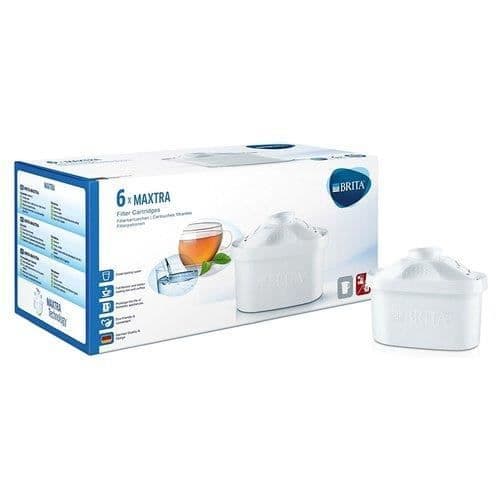 Vattenfilter - BRITA - Maxtra+ - 6 st - 100 liter - Vit