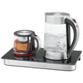 Miniatyrbild 1 av 5: ProfiCook PC-TKS 1056 vattenkokare 1,7 L Svart, Rostfritt stål, Transparent