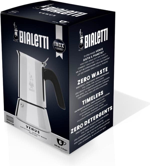 Bialetti Venus box Moka kruka 0,2 L Silver