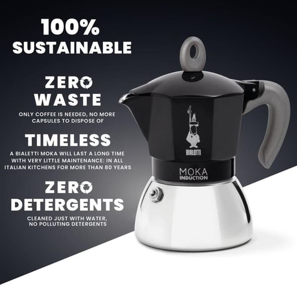 Bialetti Moka Induktion Moka-kande 6 tz