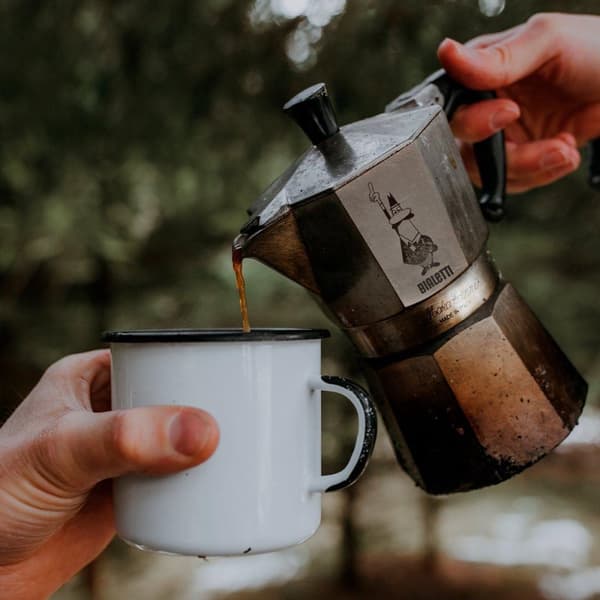 Bialetti Moka Express Moka kattila 0,2 L alumiinia, musta