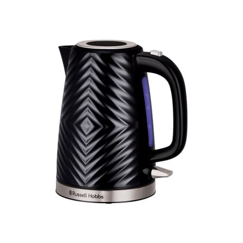 Russell Hobbs Groove 26380-70 - vattenkokare - svart med detaljer i rostrfritt stål