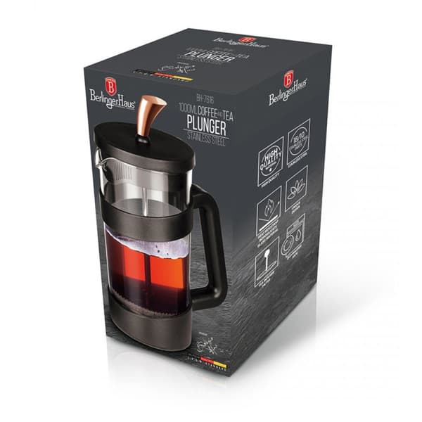 TE BRYGER 1000ml BERLINGER HAUS BH-7616 Sort Rose