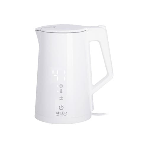 Adler AD 1345w - vattenkokare - vit