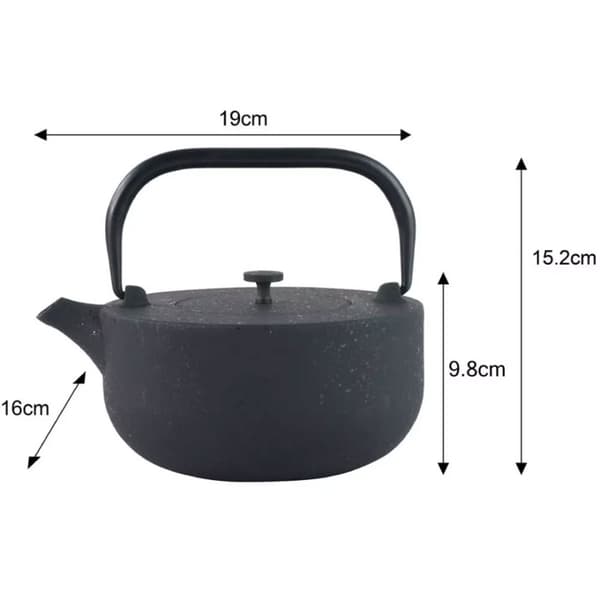 STØBEJRNSKANDE 1.1L MED FILTER KINGHOFF KH-1844