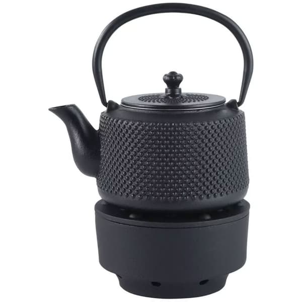STØBEJRNSKANDE 0,8L MED FILTER OG VARMERE KINGHOFF KH-1847