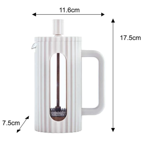 KOLV KAFFE/TE KOLKARE 350ml KLAUSBERG KB-7743 WHITE