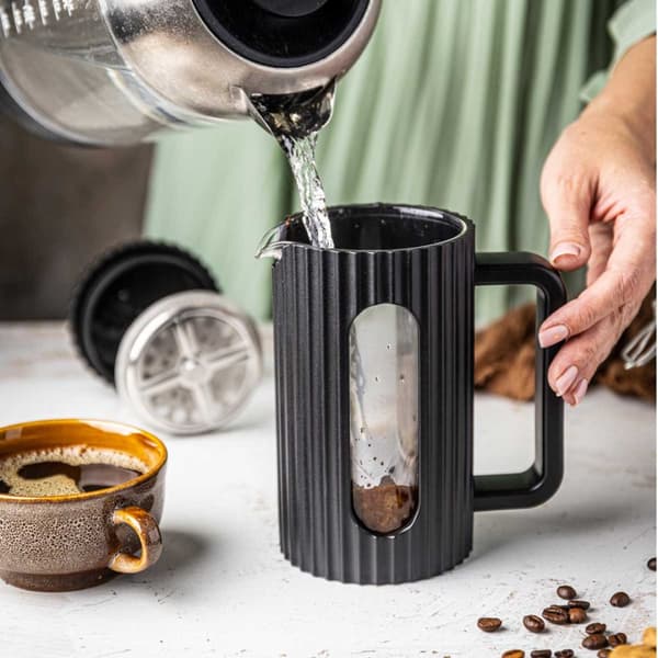 KOLV KAFFE/TE KOPP 1000ml KLAUSBERG KB-7751 SVART