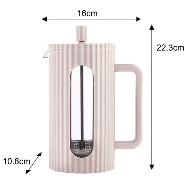KOLV KAFFE/TE KOPPLING 1000ml KLAUSBERG KB-7754 ROSA