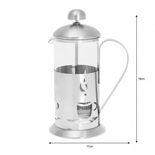 KINGHOFF KAFFE/TEMASKINER MED TRYK 350ml KH-4830