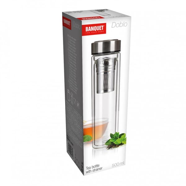 THERMOS GLAS INFUSER 500ml BANKETT DOBLO