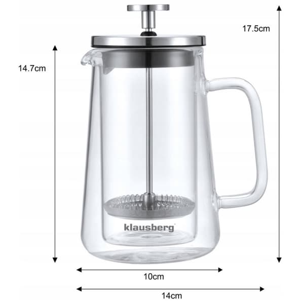 TERMISK KAFFE/TE KOLVMASKIN 350ml KLAUSBERG KB-7684