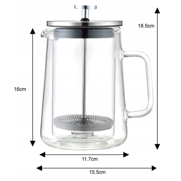 TERMISK KAFFE/TE KOLVMASKIN 600ml KLAUSBERG KB-7685