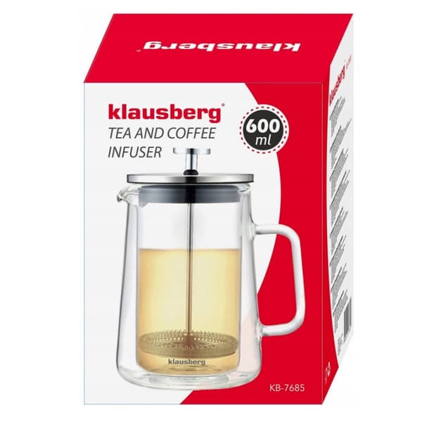 TERMISK KAFFE/TE KOLVMASKIN 600ml KLAUSBERG KB-7685
