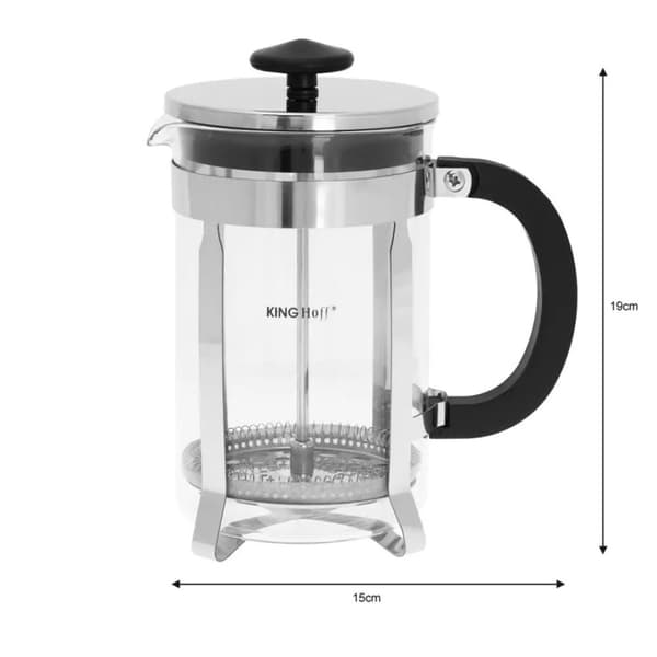 KOLV KAFFE/TE-KAPPARE 800ml KINGHOFF KH-4838