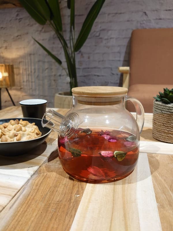 Tekanna Glas med sil