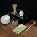 Miniatyrbild 1 av 9: INF Matcha Visp Set CT Sju Delar - Vit Keramik & Bambu