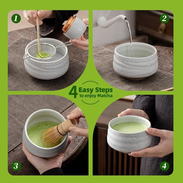 INF Løft Dit Te-ritual med Vores 7-Dele Matcha Ceremoni Kit