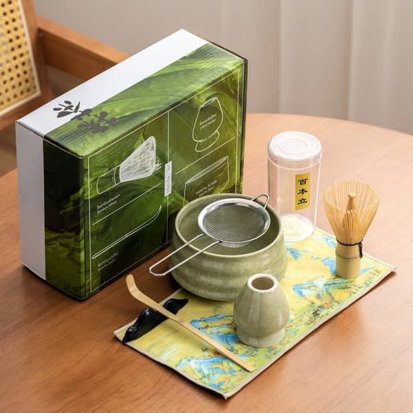 INF Løft Dit Te-ritual med Vores 7-Dele Matcha Ceremoni Kit