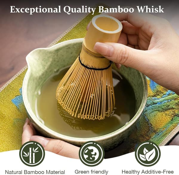 INF Matcha Visp Set: Rostfria Tillbehör, 8 Delar