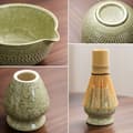 Miniatyrbild 10 av 11: INF Matcha Visp Set: SQ Jade Knife Matcha 8-delars Rostfritt Stål