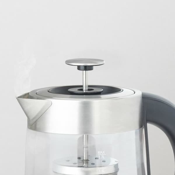Tebryggare/vattenkokare - H.Koenig - TI700 - 4 temperaturer - 1,7L - Satin rostfritt stål
