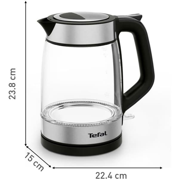 Tefal KI605830 Teapot i svart glas
