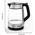 Miniatyrbild 2 av 5: Tefal KI605830 Teapot i svart glas