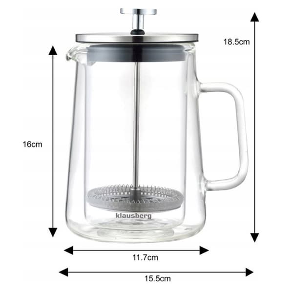 Termomaskine til kaffe/te 600ml Klausberg Kb-7685 Lumarko!