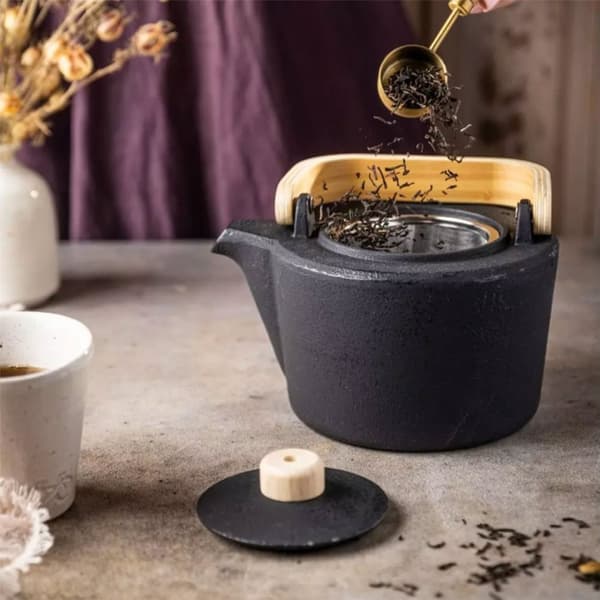 Støbejerns tekande 1,3 l med filter Kinghoff Kh-1845 Lumarko!