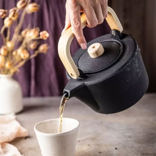 Støbejerns tekande 1,3 l med filter Kinghoff Kh-1845 Lumarko!