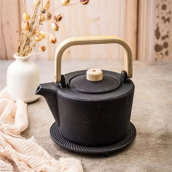 Støbejerns tekande 1,3 l med filter Kinghoff Kh-1845 Lumarko!