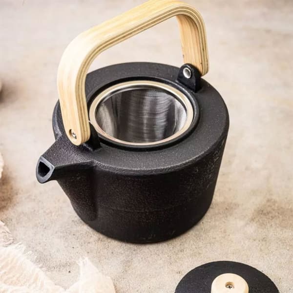Støbejerns tekande 1,3 l med filter Kinghoff Kh-1845 Lumarko!