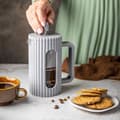 Miniatyrbillede 6 af 11: Piston Kaffe-/Temaskine 350ml Klausberg Kb-7742 Grå Lumarko!