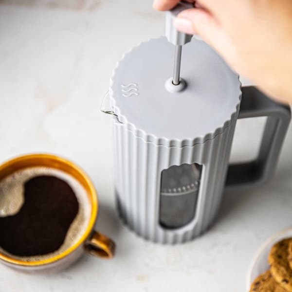 Piston Kaffe-/Temaskine 350ml Klausberg Kb-7742 Grå Lumarko!