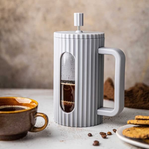 Piston Kaffe-/Temaskine 350ml Klausberg Kb-7742 Grå Lumarko!