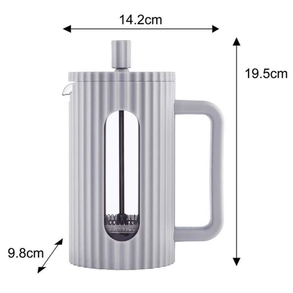 Kolv Kaffe-/Tebryggare 600ml Klausberg Kb-7747 Grå Lumarko!