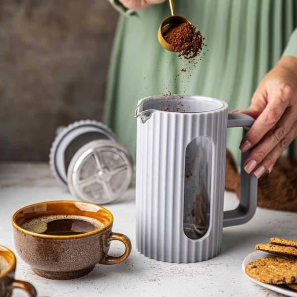 Kolv Kaffe-/Tebryggare 600ml Klausberg Kb-7747 Grå Lumarko!