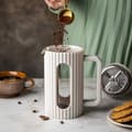 Miniatyrbild 4 av 9: Kolvkaffe-/tebryggare 600ml Klausberg Kb-7748 Vit Lumarko!