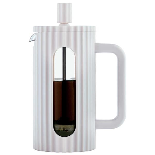 Kolvkaffe-/tebryggare 600ml Klausberg Kb-7748 Vit Lumarko!