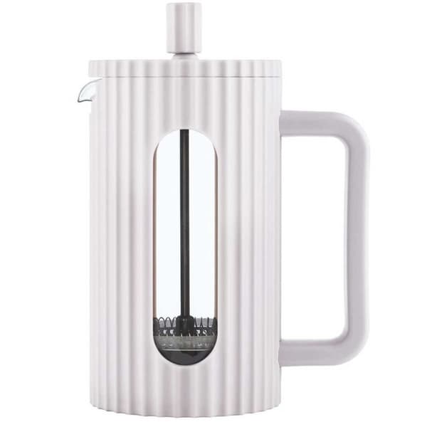 Kolvkaffe-/tebryggare 600ml Klausberg Kb-7748 Vit Lumarko!