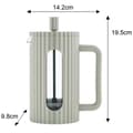 Miniatyrbillede 3 af 9: Piston Kaffe-/Temaskine 600ml Klausberg Kb-7750 Grøn Lumarko!
