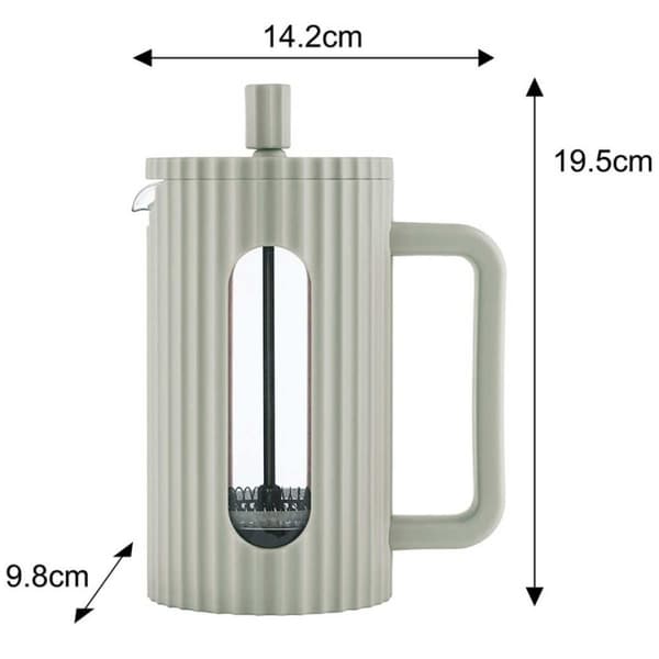Piston Kaffe-/Temaskine 600ml Klausberg Kb-7750 Grøn Lumarko!