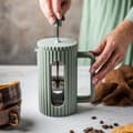 Miniatyrbillede 6 af 9: Piston Kaffe-/Temaskine 600ml Klausberg Kb-7750 Grøn Lumarko!