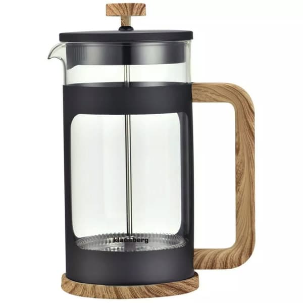 Piston Kaffe-/Temaskine 1000ml Klausberg Kb-7681 Lumarko!