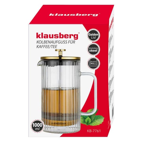 Termomaskine til kaffe/te 1000ml Klausberg Kb-7761 Lumarko!