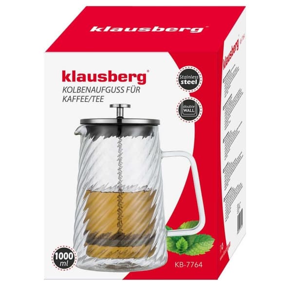 Termobryggare för kaffe/te 1000ml Klausberg Kb-7764 Lumarko!